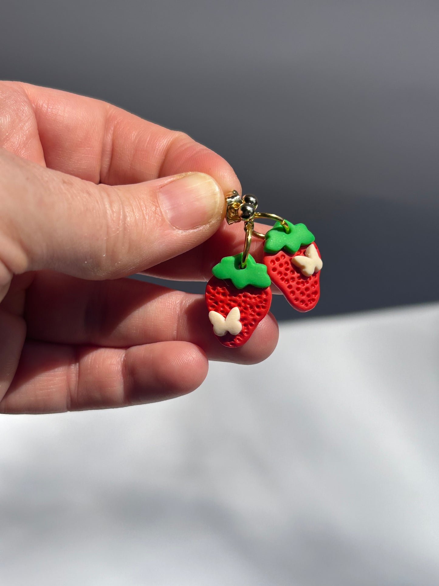 Strawberry Dangle Earrings