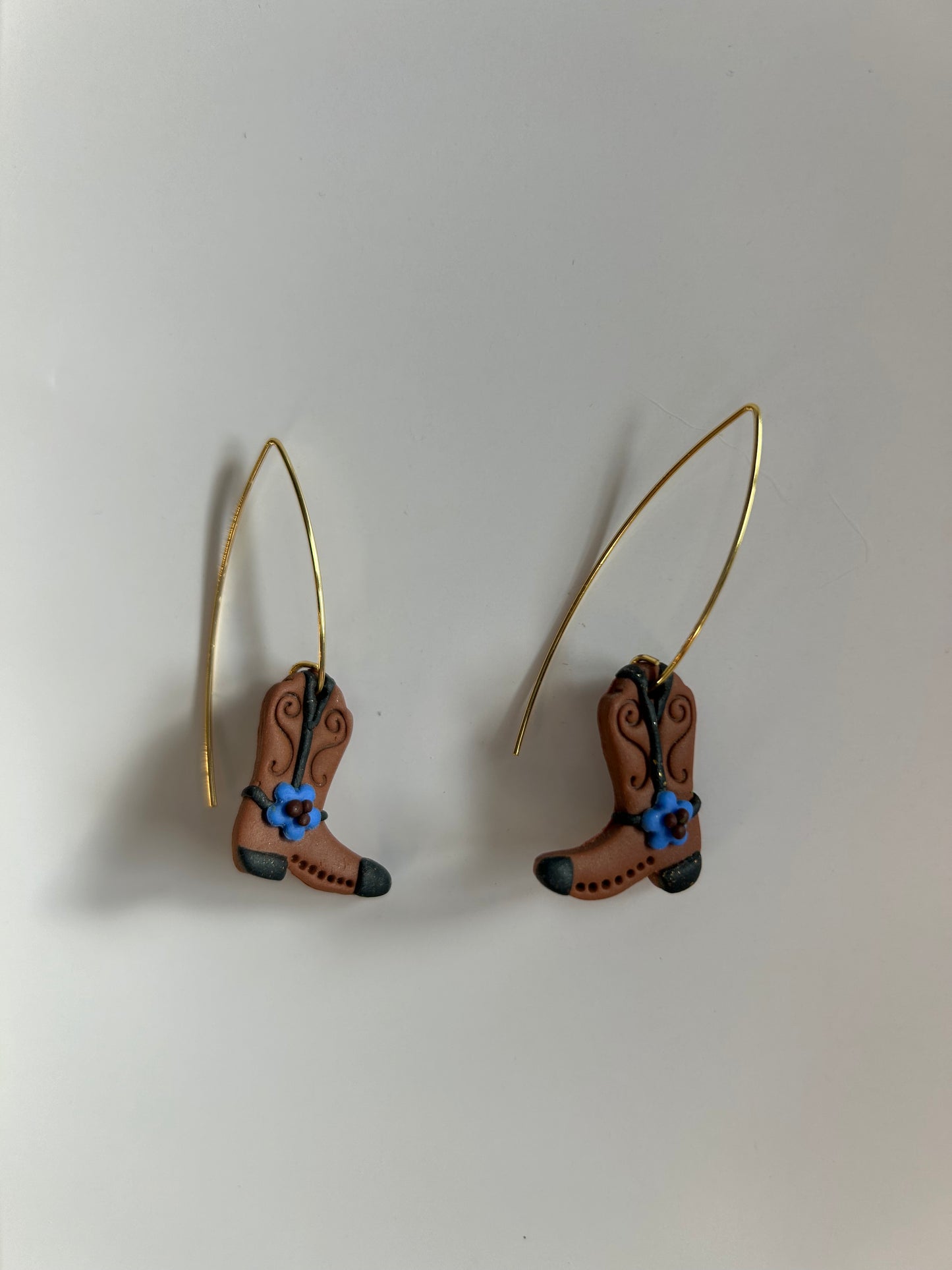 Cowgirl Polymer Clay Earrings