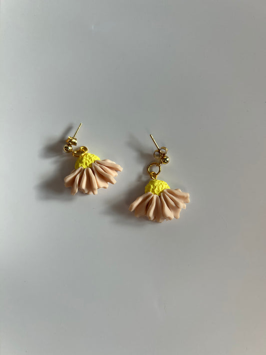 Daisy Polymer Clay Earrings