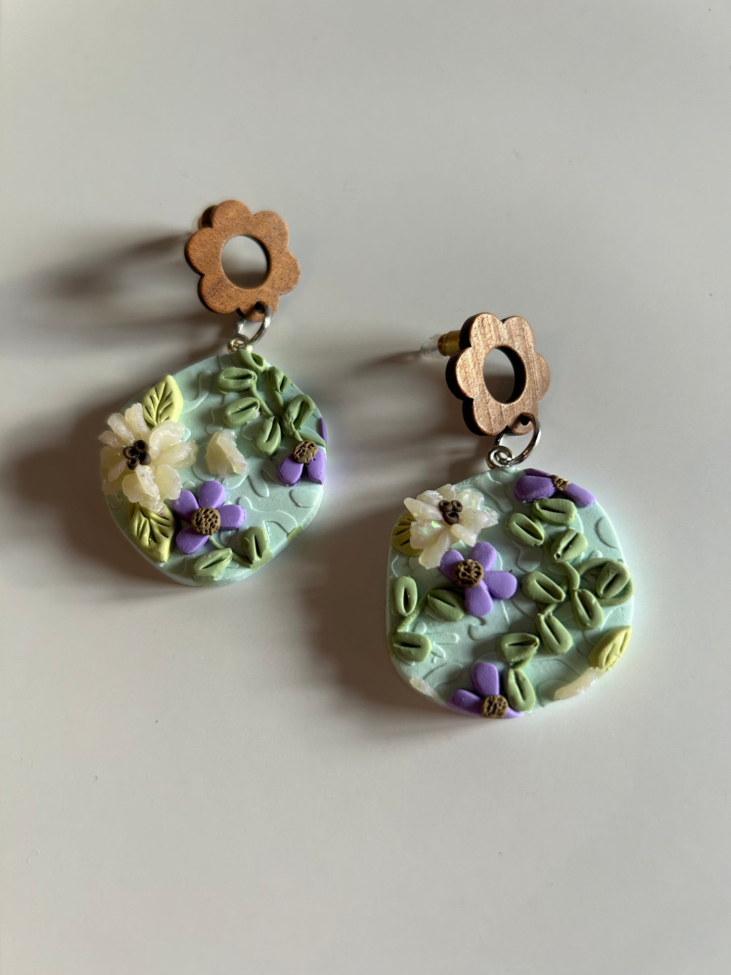 Meadow Polymer Clay Earrings