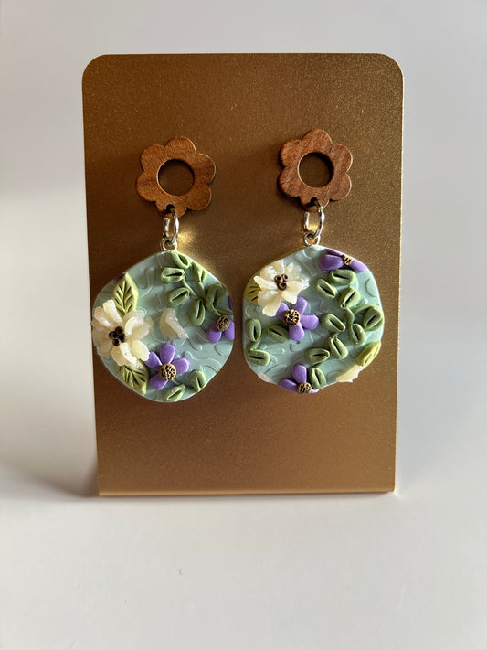 Meadow Polymer Clay Earrings